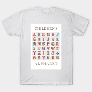 Children's Alphabet and Numbers T-Shirt